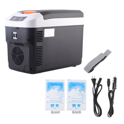 12L/13 Qt Compact Car Fridge Cooler, Portable Freezer, For Home And Outdoor