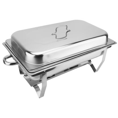 Chafing Dish Buffet Set 4 Pack, 13QT Stainless Steel Chafing Dishes For Buffet, Chafers And Buffet Warmers Sets For Parties, Events, Wedding, Camping, Dinner