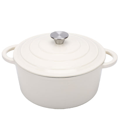 6.5 QT Enameled Cast Iron Dutch Oven with Lid, Nonstick Cookware for Baking, Roasting, Braising & Cooking, Dual Handles