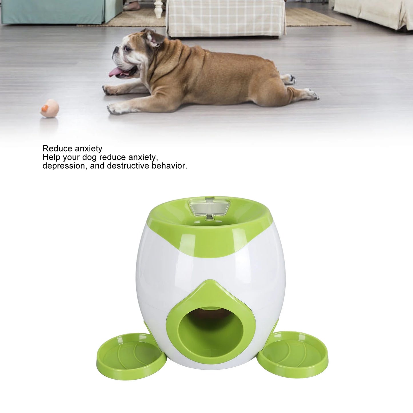 Automatic Dog Launcher-Dog Fetch Machine, Thrower For Dogs,Great Interactive Dog Toy With 2 Tennis Balls 2 Tray