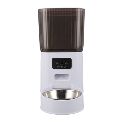 Dog Food Dispenser,5L Auto Pet Feeder Dual Power Supply Sealing Cat Feeder W/ App W/ Camera