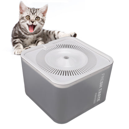 Mgaxyff 100oz/3L Pet Fountain,Cat Water Fountain Dispenser, Cat Water Bowl W/ Induction,White