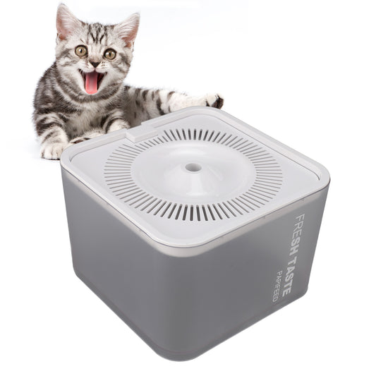 Mgaxyff 100oz/3L Pet Fountain,Cat Water Fountain Dispenser, Cat Water Bowl W/ Induction,White