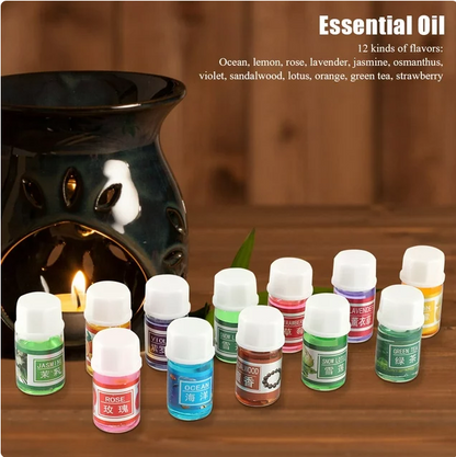 Essential Oils Set, 36pcs/set Eliminate Odors Fragrance Essential Oil, Water-soluble Diffuser for Aromatherapy Humidifier