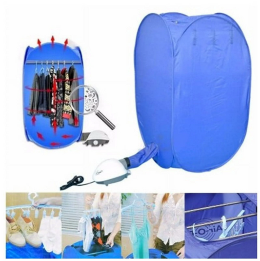Electric Clothes Dryer Drying Machine Mini Air Clothes Dryer Fast Folding Drying Machine Bag Box with Heater Electric Laundry Drying Rack