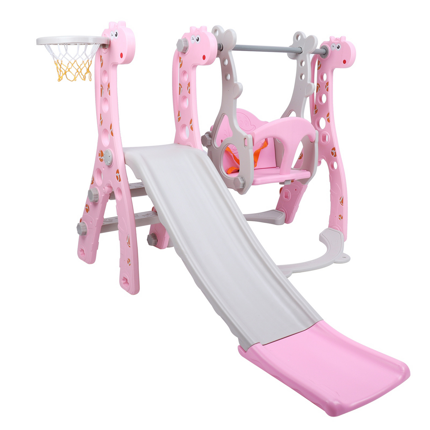 Toddler Climber And Swing Set, Toddler Slide And Swing Set Polyethylene Kids Play Climber Slide Playset For Indoor For Outdoor
