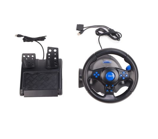 PC Gaming Racing Wheel, 3 In 1 Racing Wheel For PC