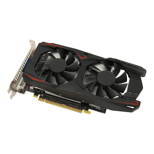 GTX1050Ti Gaming Graphics Card, 4GB GDDR5 128bit Discrete Graphics Card, 650MHz 1800MHz, DVI VGA , Gaming Video Card With Quiet Dual Cooling Fan
