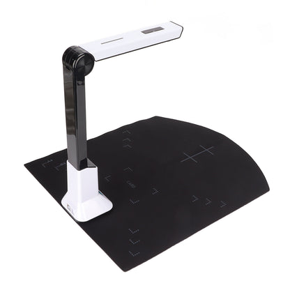 Portable Document Scanner, A4 USB Book Scanner with 8MP Document Camera for Teachers Online Teaching, Office, Learning, Smart OCR Scan Auto-Flatten & Deskew Compatible Windows
