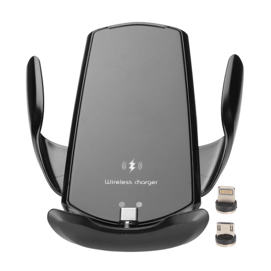Car Mount Charger 15W Magnetic Wireless Car Charger, Fast Charging Air Vent Magnet Accessories Auto Clamping Phone Holder for iPhone 15/14/13/12, Samsung, Black