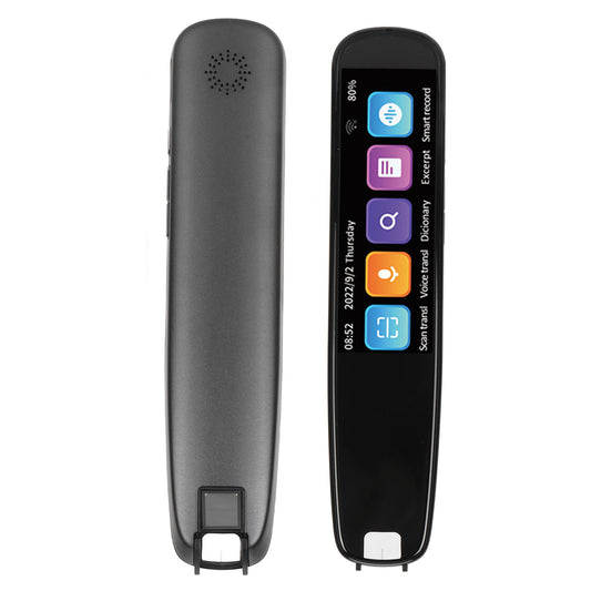 Translation Scanning Pen, Bluetooth WiFi Scan Reader Pen for Dyslexia, Text to Speech Pen, Portable 131 Language Translator Device for Language Learners Business Students Adults Traveler