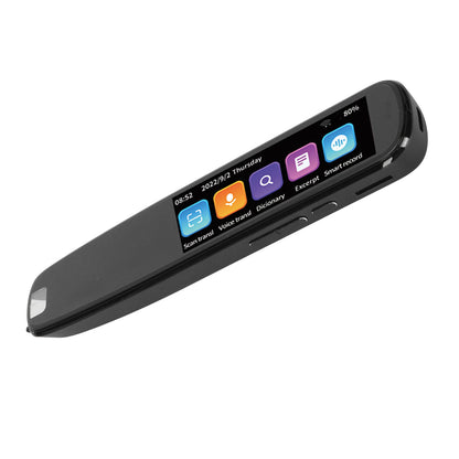 Translation Scanning Pen, Bluetooth WiFi Scan Reader Pen for Dyslexia, Text to Speech Pen, Portable 131 Language Translator Device for Language Learners Business Students Adults Traveler