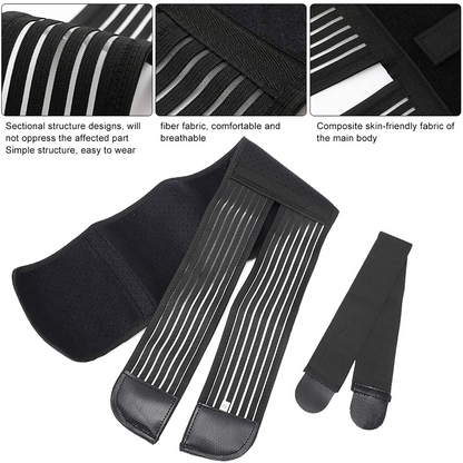 EOTVIA Broken Rib Brace, Rib and Chest  Belt for Men and Women, Rib Cage Protector Wrap Rib Belt for Sore or Bruised Ribs Support, Broken Sternum, Dislocated Ribs Protection, Pulled Muscle Pain