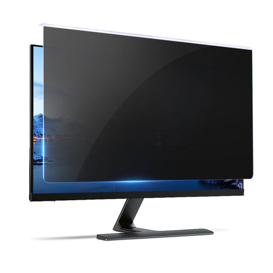 27" Computer Privacy Screen Filter for 16:9 Widescreen Monitor, Anti Blue Light Filter Desktop Monitor Privacy Film, Hanging Type Anti Scratch Privacy Screen Protector for 25, 26, 27 inch PC Monitor