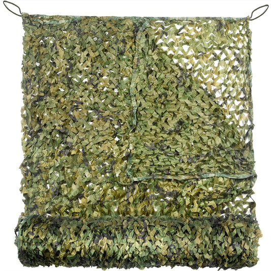 Camo Netting, 9.84ft x 16.4ft 3D Leaf Camouflage Mesh Netting for Hunting Blinds, Mesh Camo Netting Perfect for Camping Shooting Hunting, Military Theme Party Decoration Sun Shade Outdoor