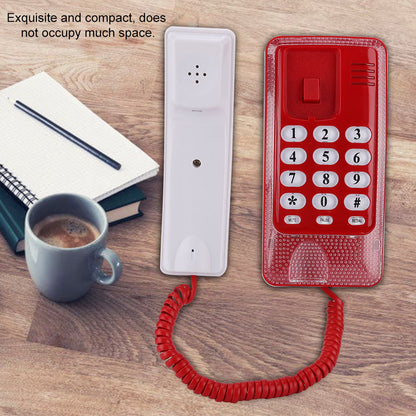 Hotel Telephone,Wall Mount Landline Telephone Extension No Caller ID Home Phone For Hotel Family,Telephone