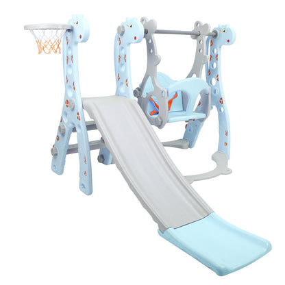 Toddler Climber And Swing Set, Toddler Slide And Swing Set Polyethylene Kids Play Climber Slide Playset for Indoor for Outdoor
