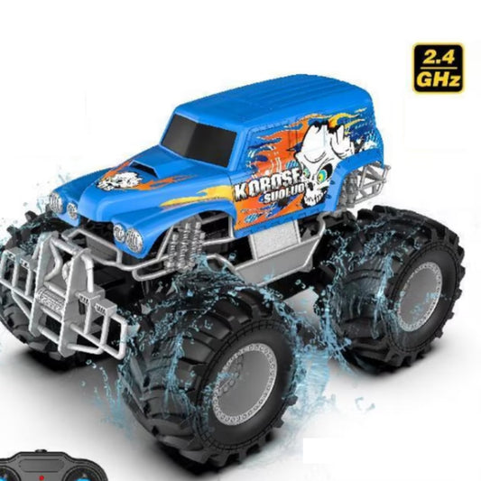 RC Cars for Water Land 1:16 Amphibious Remote Control Cars for Boys Girls 4-7, Waterproof Monster Truck All Terrain Off-Road Pool Toys Remote Control Boat Gifts for Kids