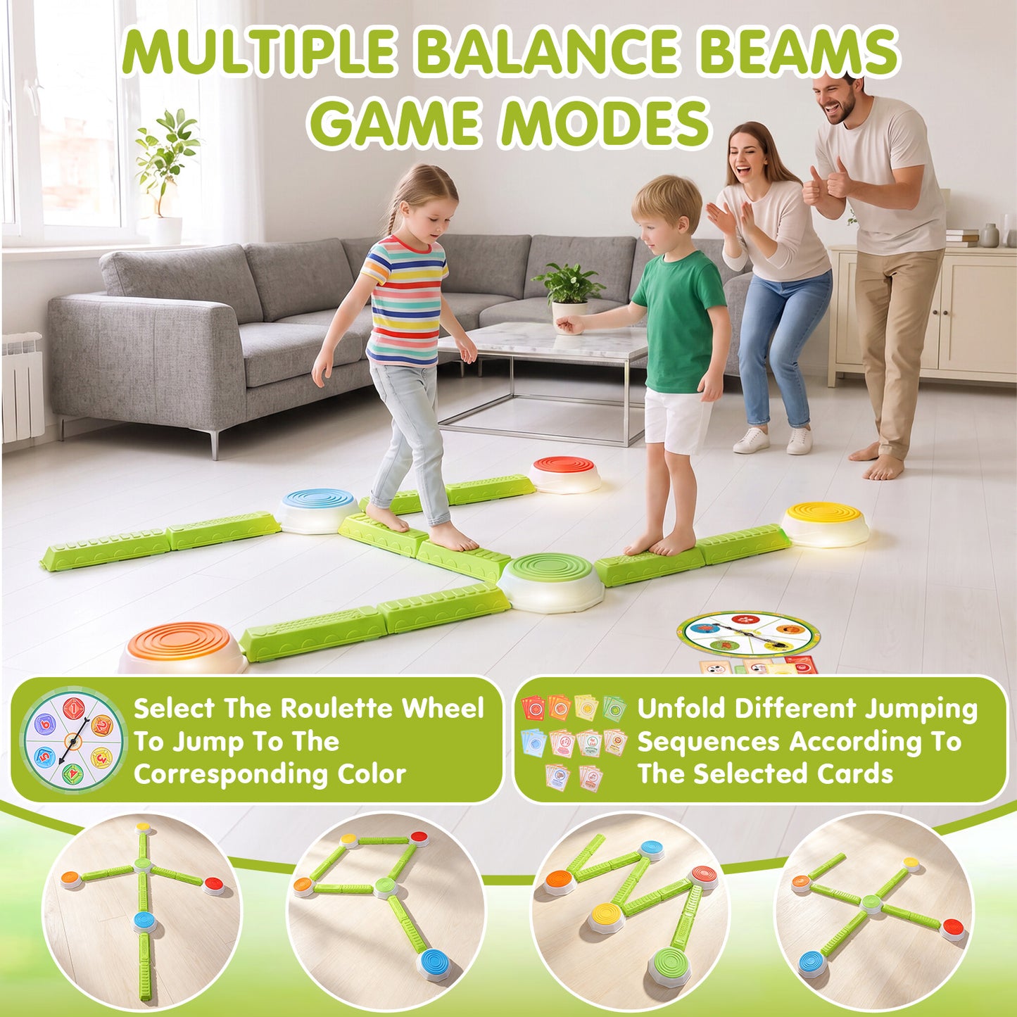 Balancing Beams and Stepping Stones