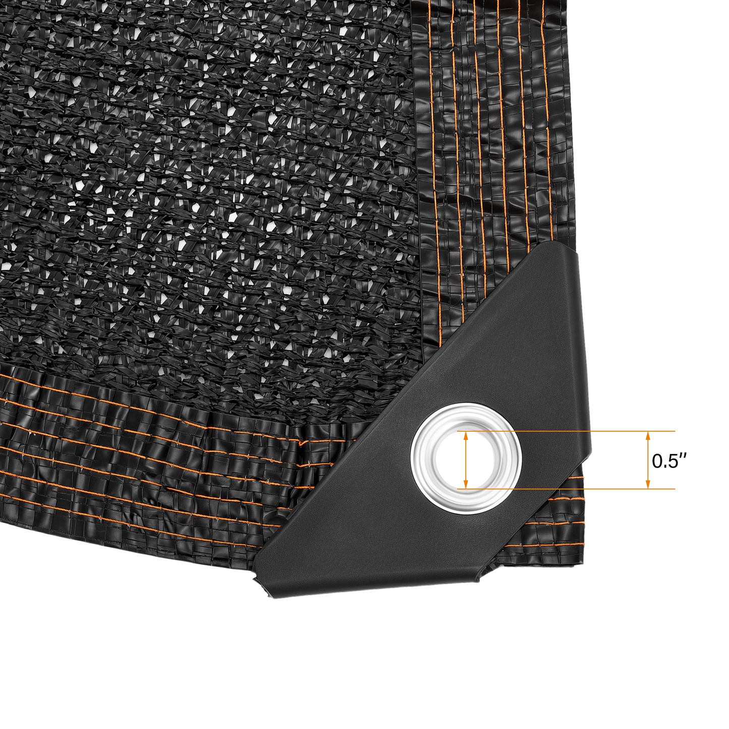 90% Shade Cloth, Dog Kennel Shade Cover, 13 x 16.4 FT Sturdy Durable Sunblock Shade Mesh Tarp with Grommets for Patio Plants Greenhouse Chicken Coop Porch