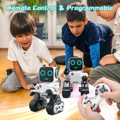 Robot Toys for Kids,Interactive Robot Toy with Coin Bank - Programmable, LED, Walking, Talking, Singing, Dancing - for Kids