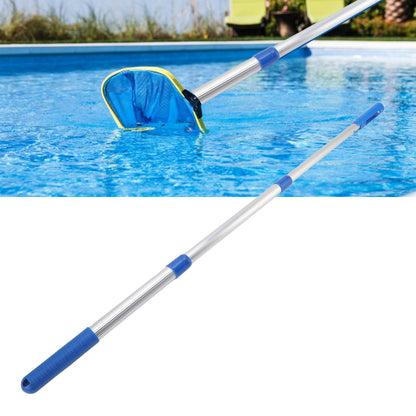 Telescopic Pole, Swimming Pool Pole Non Deformation Easy To Install 3 Section For Skimmer For Pool