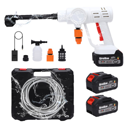 950PSI Cordless Pressure Washer, 1.5 GPM Portable Power Washer with 6-in-1 Adjustable Nozzle, 2 Battery, Power Cleaner with 32.8ft Hose for Cars, Patios, Driveways
