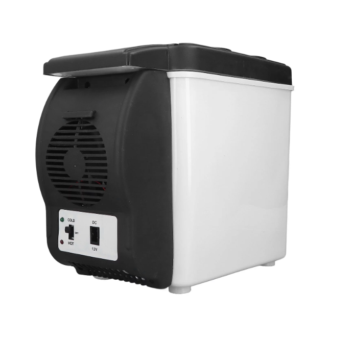 6L Car Refrigerator, 12 Volt Portable Electric Cooler Warmer for Cars,12.6 x 10.4 x 7.5in