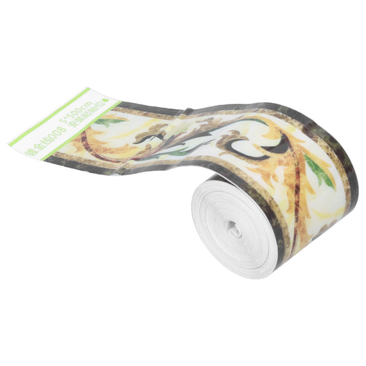 EOTVIA Waistline Wallpaper, Wallpaper Border Trim Self Adhesive Sticker Decor For Living Room Kitchen Bathroom 5x500cm