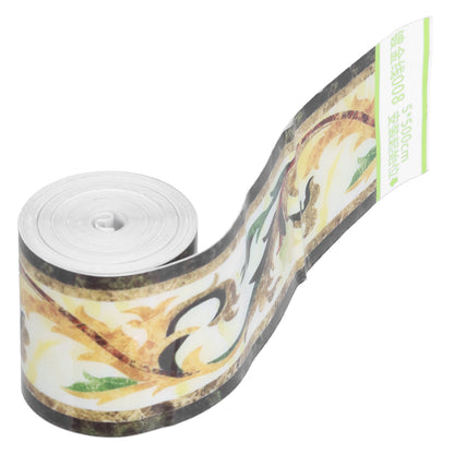 EOTVIA Waistline Wallpaper, Wallpaper Border Trim Self Adhesive Sticker Decor For Living Room Kitchen Bathroom 5x500cm