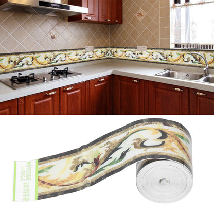 EOTVIA Waistline Wallpaper, Wallpaper Border Trim Self Adhesive Sticker Decor For Living Room Kitchen Bathroom 5x500cm
