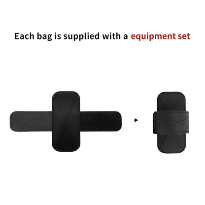Sports Chest Bag for Men Water Resistant Lightweight Front Running Vest Bag With Phone Holder & Extra Storage for Workouts Cycling Black