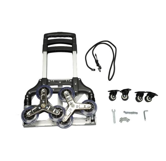 Climbing Hand Truck Portable Luggage Cart Folding Trolley Pull Cart for Shopping Traveling