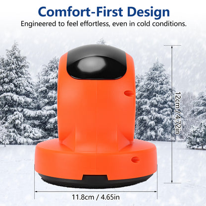 Cordless Electric Handheld Ice Scraper, Electric Snow Scraper for Window, 3 in1 Rechargeable Windshield Snow Remover, Electric Cleaner and Polisher for Car