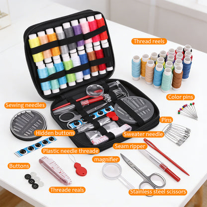 Embroidery Sewing Book Stitch Book Kit,Embroidery Starter Kit for Enthusiasts & Beginners Adult Ideal DIY