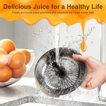 Electric Citrus Juicer, Orange Juice Squeezer with Two Size Juicing Cones, Stainless Steel Orange Juice Maker with Soft Grip Handle, For Oranges, Grapefruits, Lemons and Other Citrus Fruit