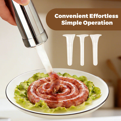 Electric Cordless Pasta Machine, Multifunction Handheld Attachment Homemade Noodle Maker,with 5 Molds and 3 Sausage Accessories,White