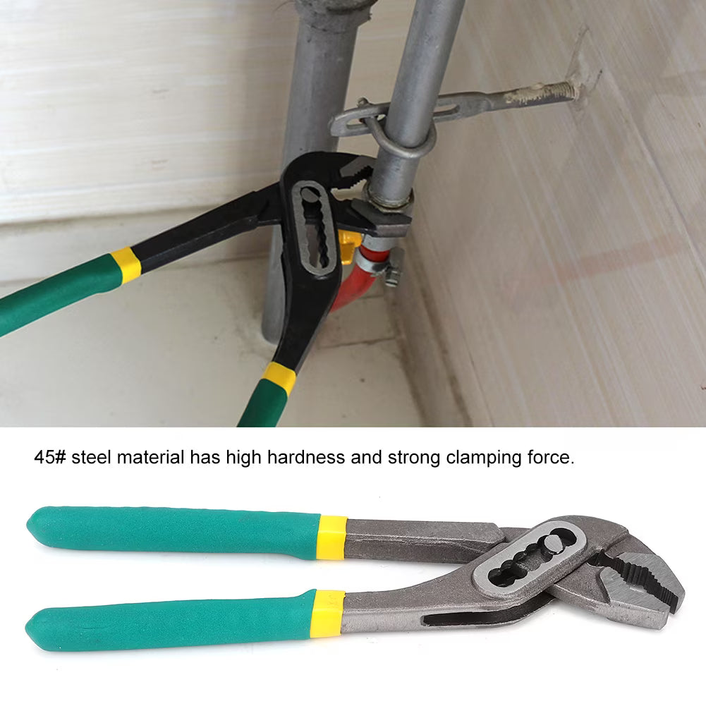 Plumber Pipe Wrench, Plumbing Stable Comfortable Sturdy Steel For Connector For Screw For Nut 8in,10in,12in