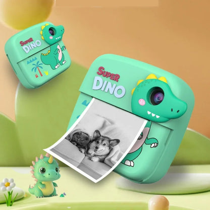 Camera Instant Print, 1080P HD Instant Print Camera, with 3 Rolls Paper & 32GB Card, 24MP Selfie Digital Camera for Christmas Birthday Gifts, Green