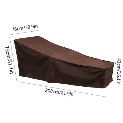 Patio Furniture Covers Waterproof Outdoor Lounge Chair Covers 82x30x16inch