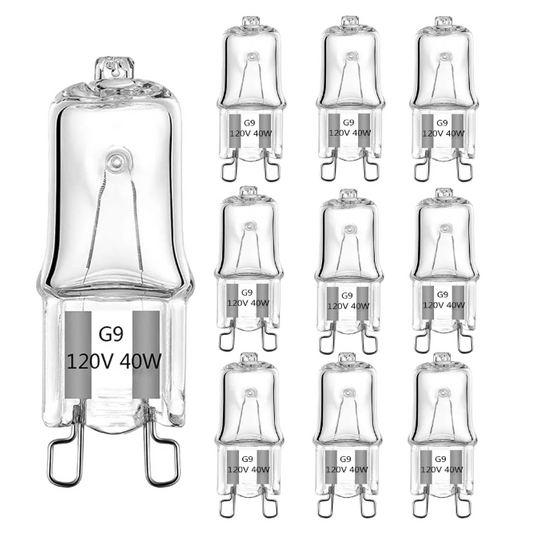 10Pack 120V 40W G9 LED Light Base Bulbs Lamp for Chandeliers for Home Lighting