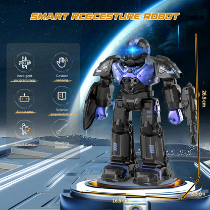Kids RC Robot Toy, Smart Robot with Talking, Singing, Dancing, Interactive Touch Sensor and Programmable actions, Remote Control Toys for Kids ages 3-12