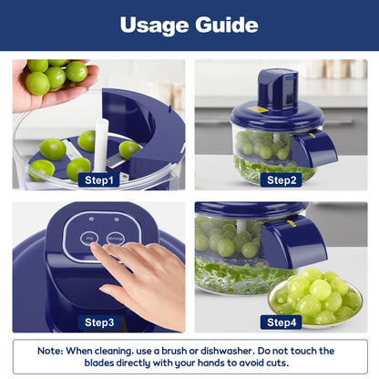 Electric Automatic Grape Peeling Machine,USB-C Charging,One-Button Garlic Peeler,Suitable for Small Fruits Such as Grapes, Garlic, Jujube, Etc.