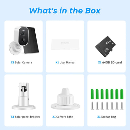 2K Security Cameras Wireless Outdoor 4MP WiFi Camera for Home Surveillance System Floodlight Color Night Vision, PIR Motion Detection,Live Talk,IP65 Waterproof, Comes with 64GB SD Card/Cl-oud Storage