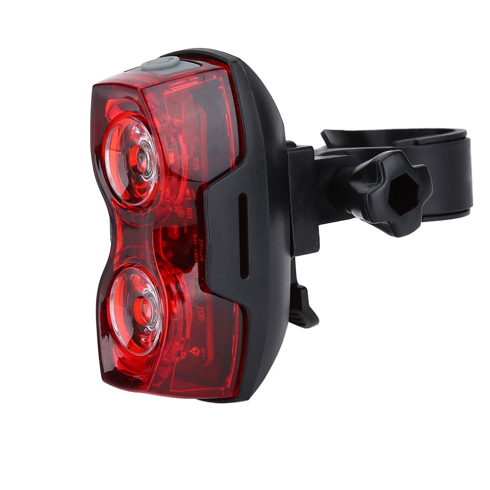 Bike Tail Light,Outdoor LED Bike Rear Saddle Lamp Waterproof Tail Safety Warning Red Light Night Riding Accessory, Flashing Bike Warning Headlight