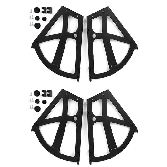 ANGGREK Shoes Cabinet Hinges,Furniture Fittings,4Pcs/Set Home Furniture Shoes Drawer Cabinet Hinge Flip Plate Frame Turning Rack Accessory