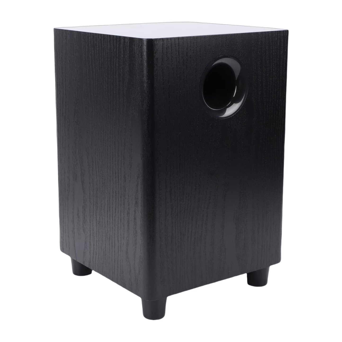 100W Passive Subwoofer Speaker, 6.5" Home Theater Subwoofers for Studio, Movies, Music, Gaming, Big Bass in Compact Design & Plug and Play, Easy Setup, Black