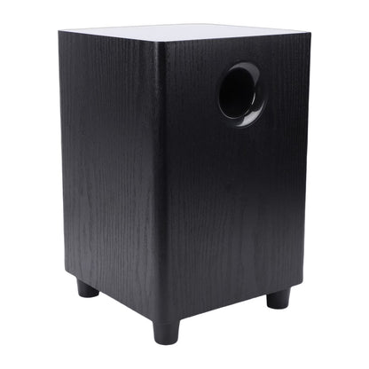 100W Passive Subwoofer Speaker, 6.5" Home Theater Subwoofers for Studio, Movies, Music, Gaming, Big Bass in Compact Design & Plug and Play, Easy Setup, Black