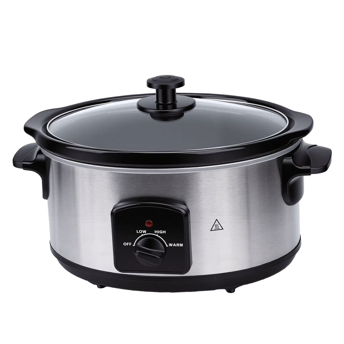 6-Quart Slow Cooker, Family Size Serves 7+ People, Removable Stoneware with Warming Setting, Dishwasher Safe for Easy Cleanup