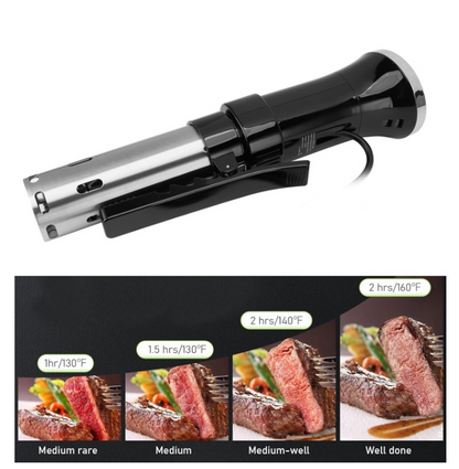 Upgraded Version Sous Vide Machines,1100W One-Touch Control Menu Precision Cooker, Waterproof Immersion Circulator with Digital Touch Screen and Accurate Temperature Time Control
